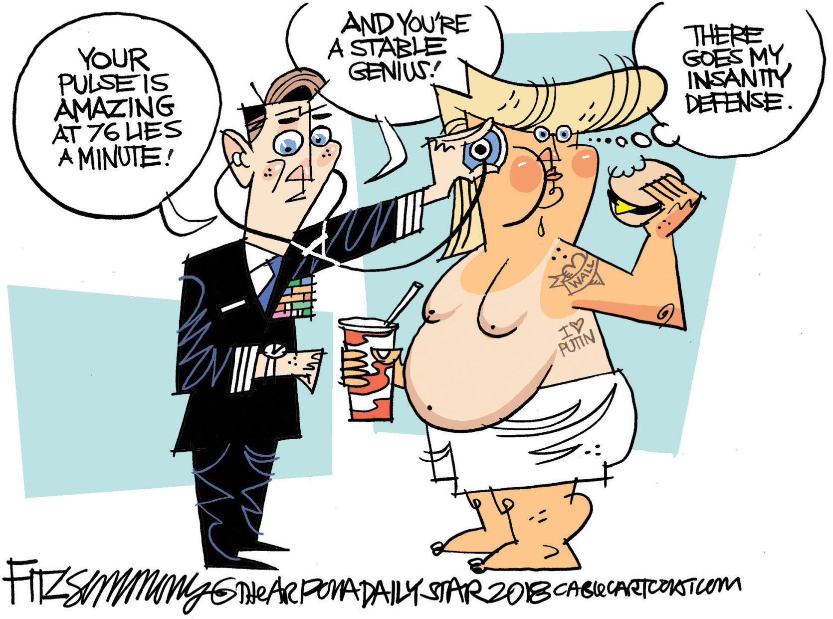 Daily Fitz Cartoon: Physical